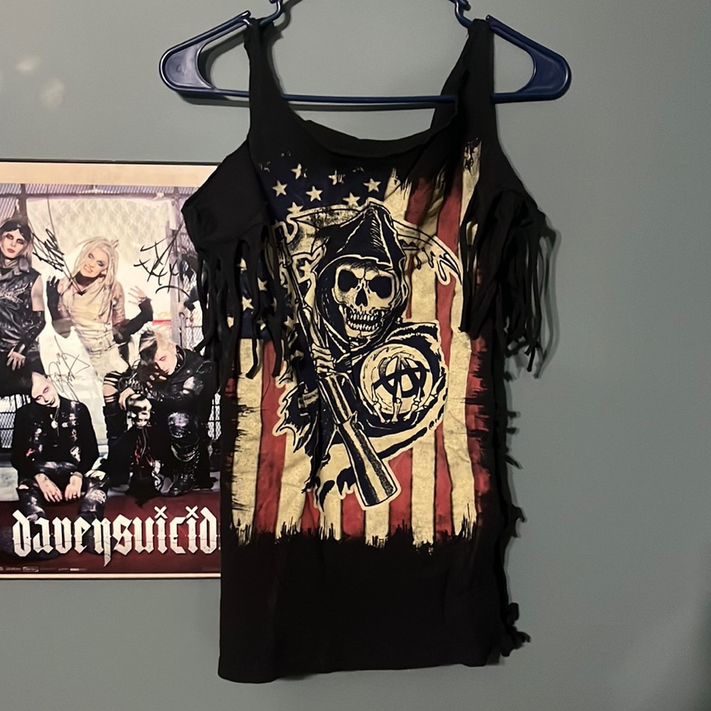 Vintage DYI Sons Of Anarchy Tee